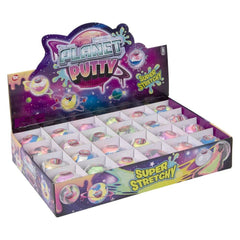 2" Planet Stretch Putty Orb 24ct - LLB Toys
