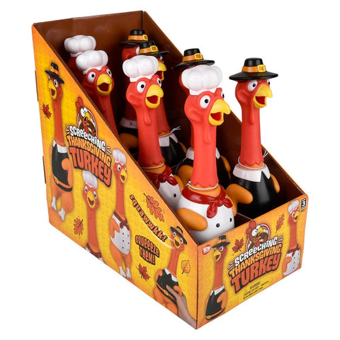 13" Screeching Rubber Thanksgiving Turkey - LLB Toys