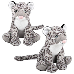 14" Snow Leopard Plush