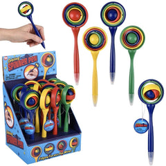 7" Orbiting Spinner Pen 12ct LLB kids toys