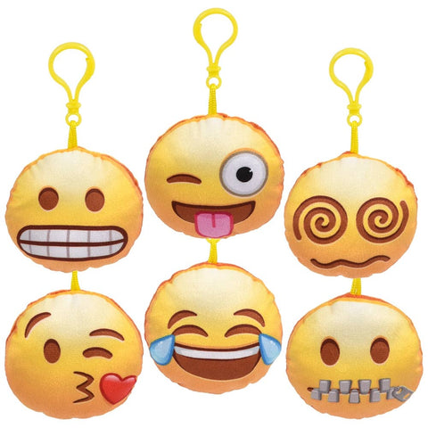 3" Emoticon Face Backpack Clip - LLB Toys