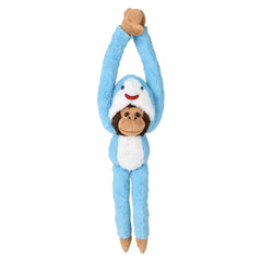 27.5" Dressed Shark Hanging Monkey - LLB Toys