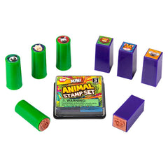 MINI ANIMAL STAMP SET 3X2" LLB kids toys