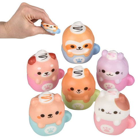 2" Kawaii Latte Animal Squish - LLB Toys