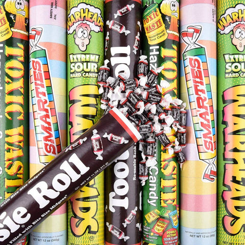 MEGA TUBE 18" CANDY ASSORTMENT 12PCS/CASE LLB kids toys