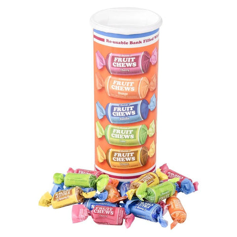 5.7 oz Tootsie Bank With Fruit Chew - LLB Toys