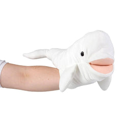 15" OCEAN SAFE BELUGA PUPPET LLB Plush Toys