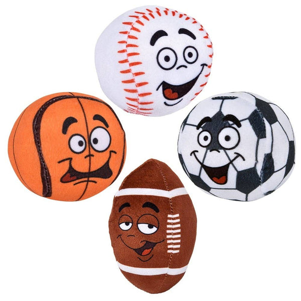 4″ Sports Ball Assortment LLB Plush Toys