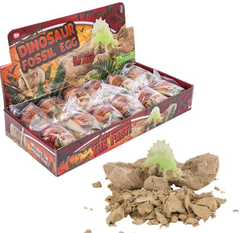 3" DINOSAUR FOSSIL EGG LLB kids toys