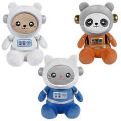 25" Dressed Astronaut Animals -LLB Toys