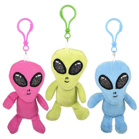 3" Galactic Alien Backpack Clip LLB Backpack
