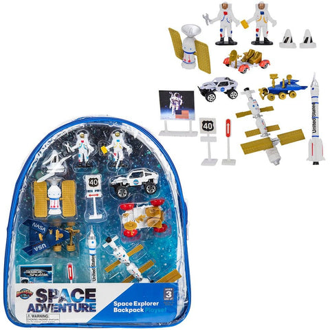 10 PC SPACE EXPLORER BACKPACK SET LLB Backpack