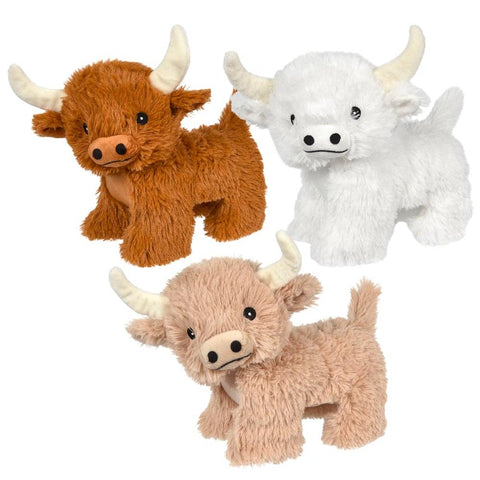 8" Highland Cow Natural - LLB Toys