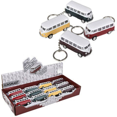 2.5" Diecast  1962 VW Bus Keychain - LLB Toys