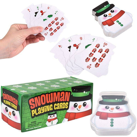 3" Snowman Playing Cards LLB Playing Cards Christmas