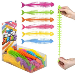 9.25" Fishbone Stretchy String LLB Squishy Toys