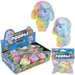 2.75" Sticky Rainbow Poodle 12ct - LLB Toys
