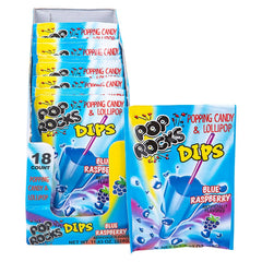 POP ROCKS DIPS BLUE RASPBERRY  - LLB Candy