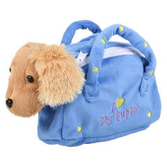 9" PUPPY IN PURSE LLB Plush Toys