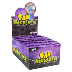 4" LIGHT-UP FAN NECKLACE -  LLB Light-up Toys