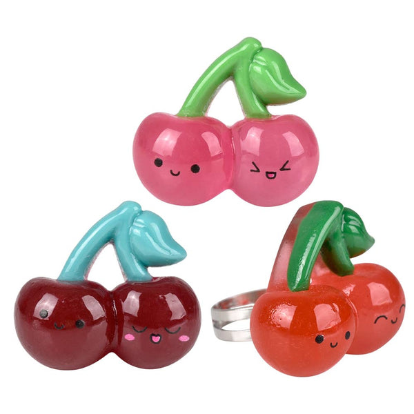 Shiny Cherry Toy Rings for Kids, Party Favor - LLB Toys