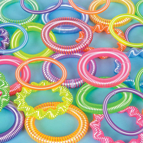 COIL SPRING BRACELET ASSORTMENT - LLB Toys