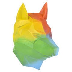 Wolf Geometric Wall Art 7.75" LLB kids toys