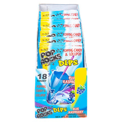 POP ROCKS DIPS BLUE RASPBERRY  - LLB Candy