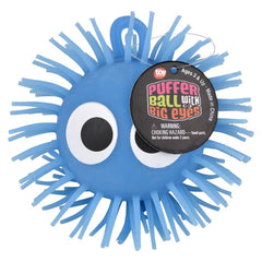 4" Light-Up Puffer Ball With Eyes 12ct - LLB Toys