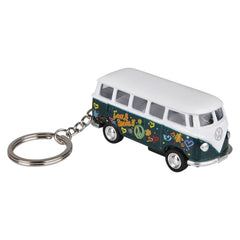 2.5" Diecast Pull Back 1962 VW Bus/Printing Keychain