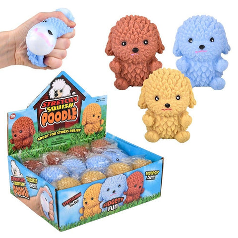 2" SQUISH AND SQUEEZE POODLE LLB Squishy Toys