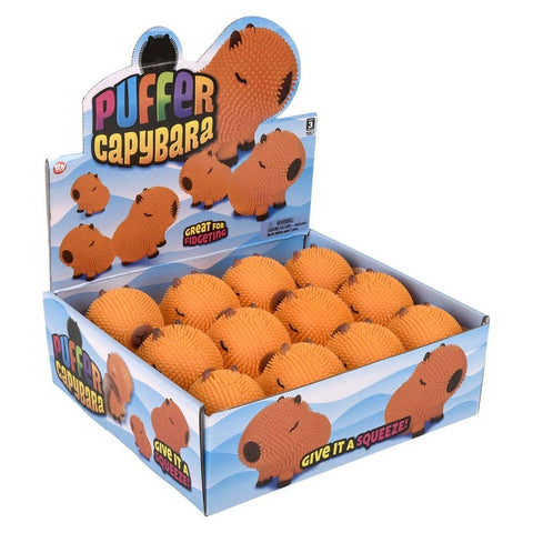 4" Capybara Puffer 12ct - LLB Toys