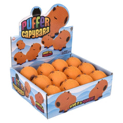 4" Capybara Puffer 12ct - LLB Toys