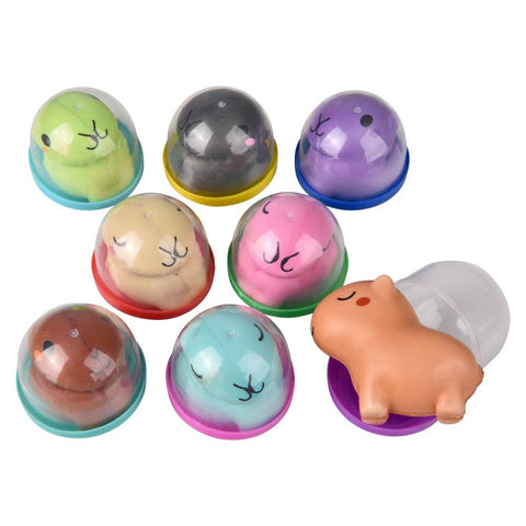 Micro Squish Capybara 2" In 2" Capsule - LLB Toys