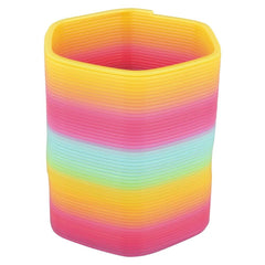 5" JUMBO HEXAGON RAINBOW COIL SPRING LLB kids toys