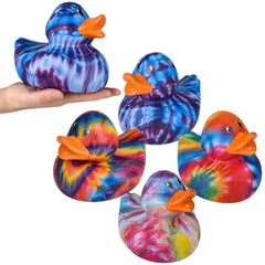 Big Tie Dye Rubber Duckies 6" - LLB Toys