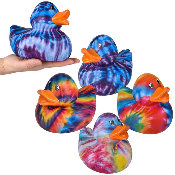 Big Tie Dye Rubber Duckies 6