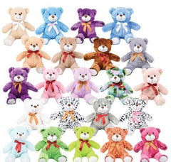 15.5" RIBBON BEAR ASSORTMENT - LLB Plush Toys