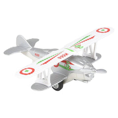 5.25" DIE-CAST PULL BACK CLASSIC BIPLANE LLB Car Toys