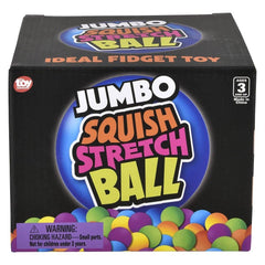 6" Jumbo Squish And Stretch Gummi Ball LLB Squishy Toys