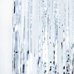 SILVER FOIL FRINGE CURTAIN 36"X96" LLB kids toys