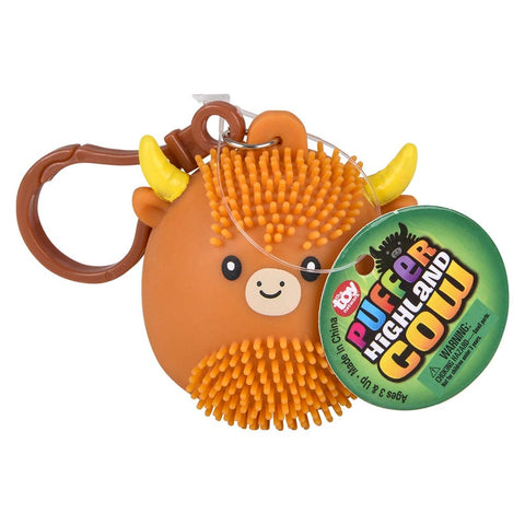 2" Puffer Highland Cow - LLB Toys
