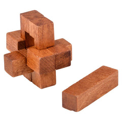 1.75" WOODEN BRAIN TEASERS LLB Wood Toy - Kids