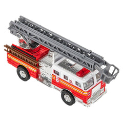 5.5" DIE-CAST PULL BACK FIRE TRUCK LLB Car Toys