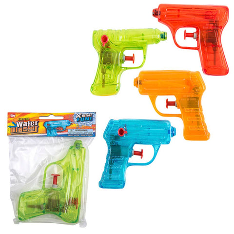 4" TRANSPARENT WATER SQUIRTER LLB kids toys