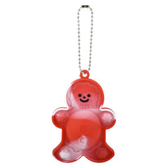 3.5" REVERSIBLE CHRISTMAS POPPER KEYCHAINS LLB Keychain