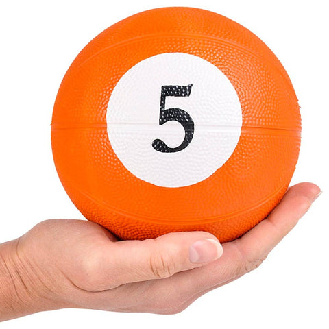 5" POOL BALL MICRO BASKETBALL LLB kids toys