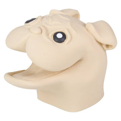 4" PUG RUBBER HAND PUPPET LLB kids toys