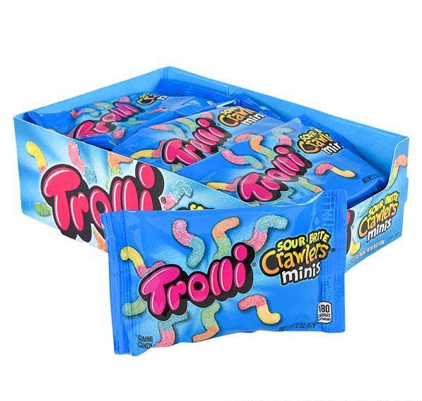 SOUR BRITE CRAWLERS MINIS 2oz  - LLB Candy