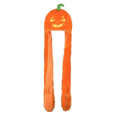 Light-Up Plush Jack O Lantern Hat Scarf - LLB Toys